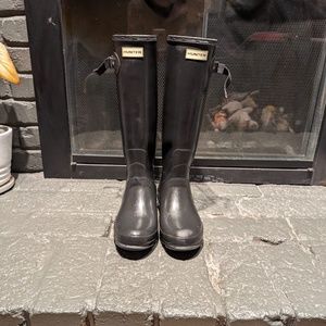 Original Tall' Rain Hunter Boots, size 9